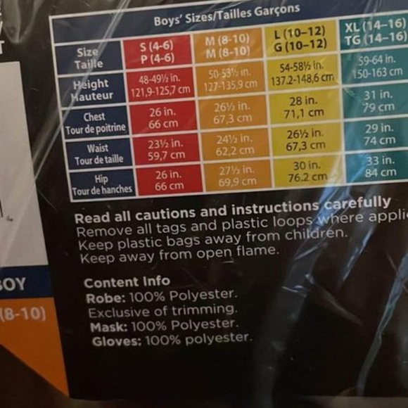 BRAND NEW boy nightstalker reaper halloween costume with light up mask size M - Picture 3 of 3